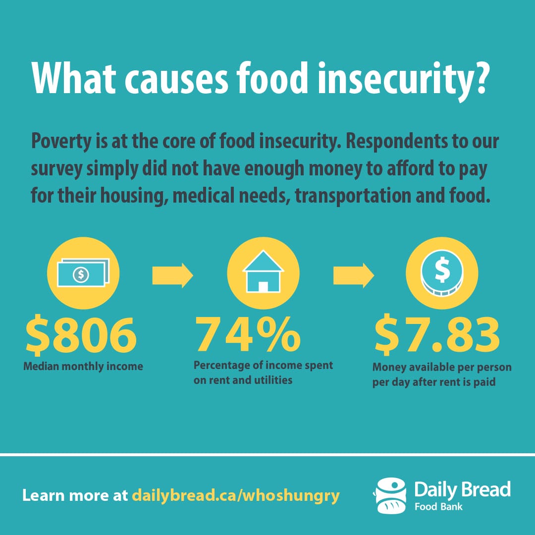 People across Canada are struggling with food insecurity. • Daily Bread